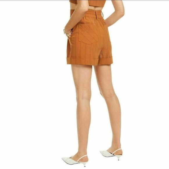 🌟HP🌟 Danielle Bernstein pinstriped shorts Macy's - Picture 3 of 5